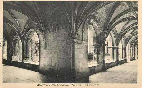 cpa France abbaye de Fontevrault