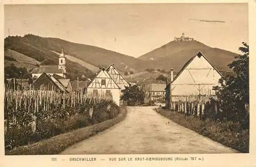 cpa France Orschwiller