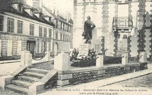 cpa France Houdan S. et O. monument