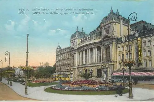 Belgium Antwerpen theatre lyrique avenue de France