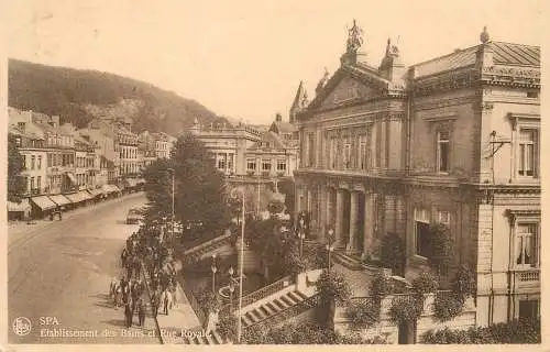 Belgium Spa bains et Rue Royale