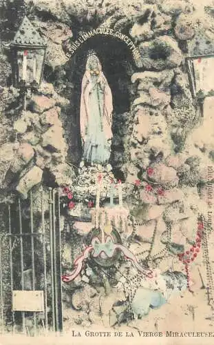France Lourdes la grotte de la vierge miraculeuse