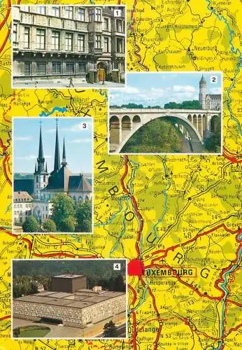 Luxembourg several views and map