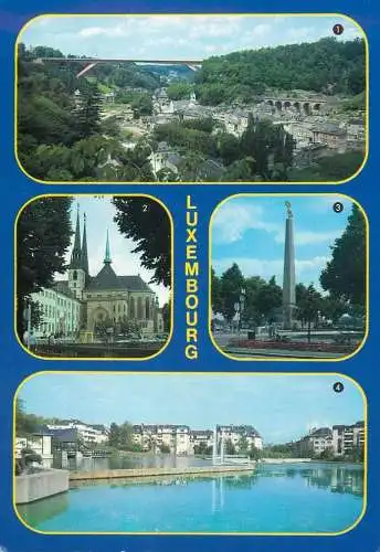 Luxembourg different panoramic aspects