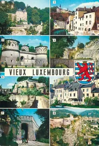 Vieux Luxembourg Town souvenir multi view