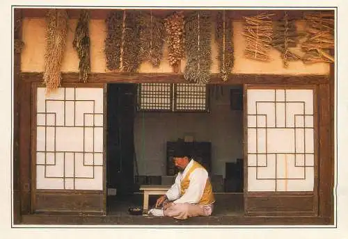 South Korea Seoul - a traditionalist herbalist house