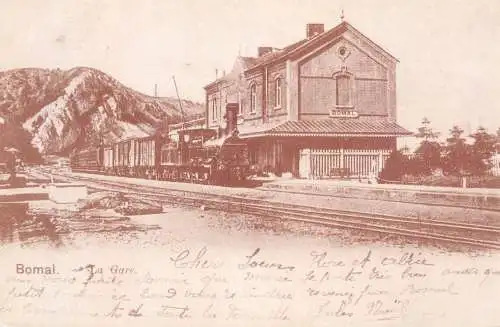 Belgium Bomal train station