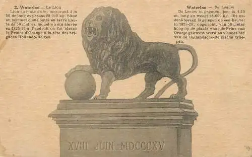 Belgium Waterloo lion