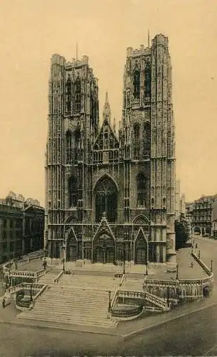 Belgium Bruxelles church Sainte Gudule