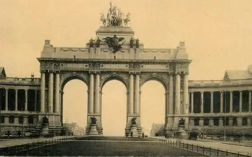 Belgium Bruxelles arcade monumentale du Cinquantenaire