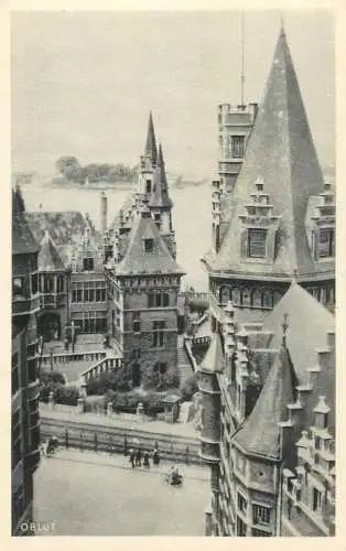 Belgium Antwerpen le steen vue du Vleeschluis