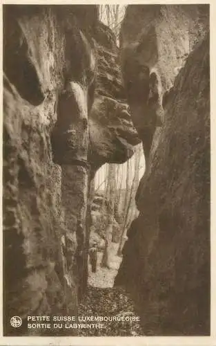 Luxembourg  Petite Suisse Luxembourgeoise labyrinthe