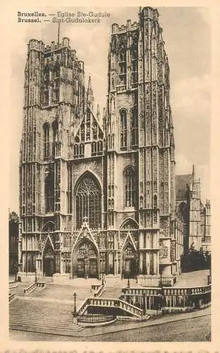 Belgium Bruxelles Eglise Ste Gudule