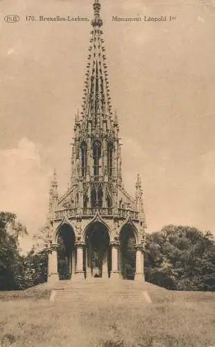 Belgium Bruxelles Laeken monument Leopold