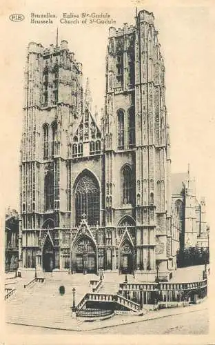 Belgium Bruxelles church St. Gudule