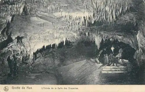 Belgium Grotte de Han salle des draperies