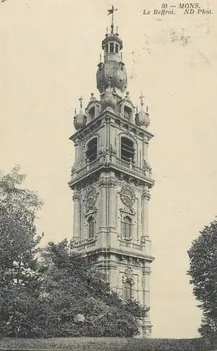 Belgium Mons clocktower