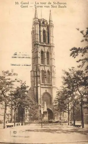 Belgium Gent St. Bavon tower