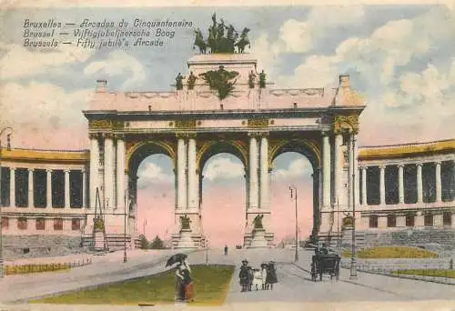 Belgium Bruxelles Cinquantenaire arcades