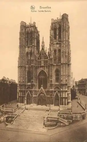 Belgium Bruxelles Sainte Gudule church