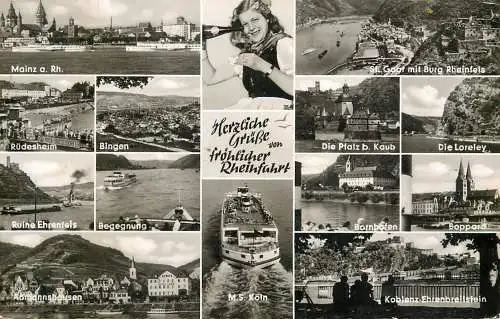 Germany Herzliche grube Frohlicher Rheinfahrt