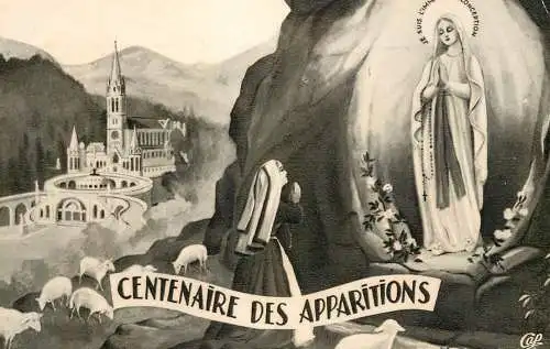 France Lourdes centenaire des apparitions