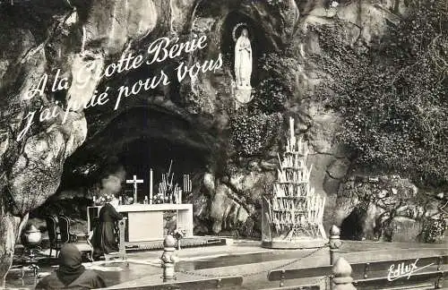 France Lourdes miracle cave