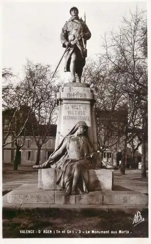 France Valence d'Agen statue