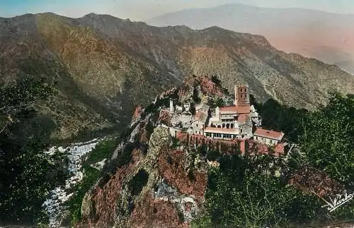 France mountain village church monastery