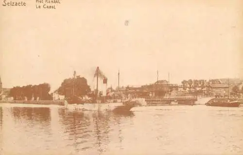 Belgium Zelzate chanel barge tugboat