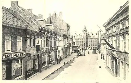 Belgium Maldegem market street