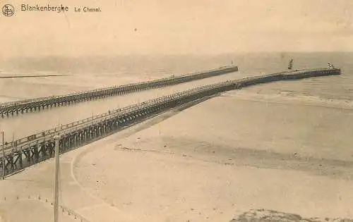 Belgium Blankenberge le chenal