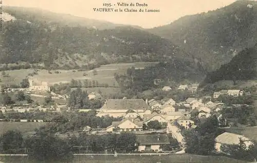 VAUFREY - Vue générale chaine du Lomont