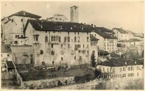 Feltre cartolina postale vera fotografia
