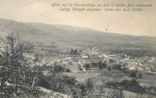 Combreshöhe / feldpostkarte Blick auf die Combreshöhe - Feldpost