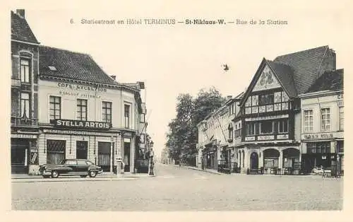 Belgium Sint-Niklaas train station street