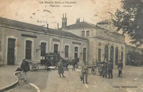 Railway station gare Vesoul France