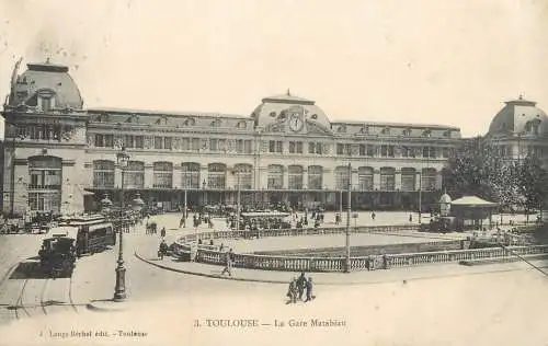 Railway station gare Toulouse gare Matabiau