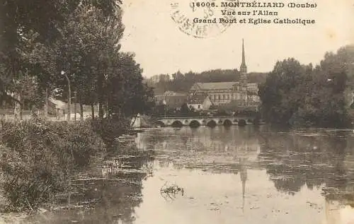 Montbeliard Allan grand Pont eglise