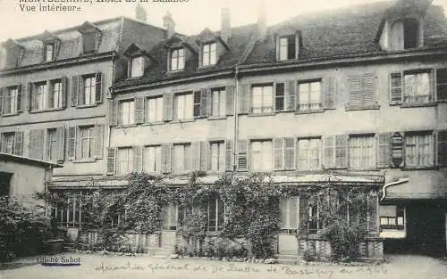 Montbeliard hotel de la Balance vue interieure