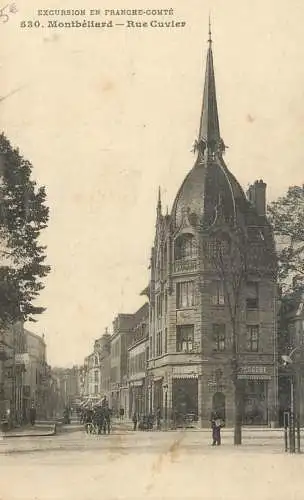 Montbeliard cpa rue Cuvier