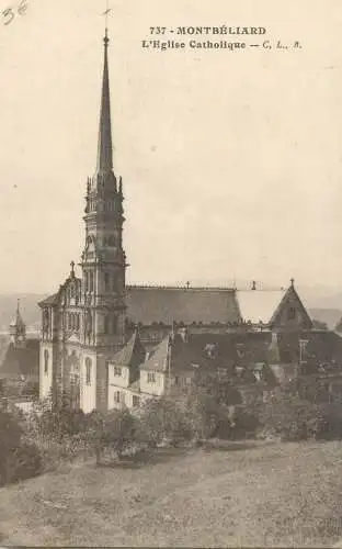 Montbeliard eglise chatolique