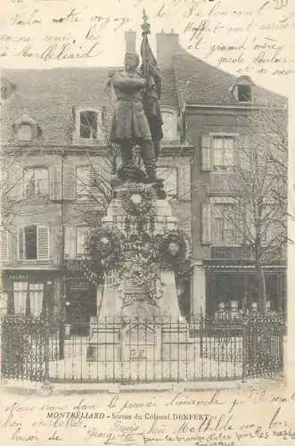 Montbeliard - statue du Colonel Denfert