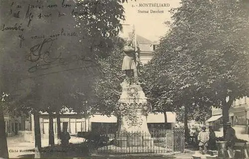 Montbeliard - Statue Denfert