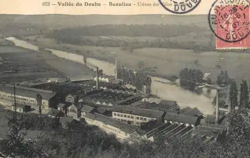 Beaulieu (Doubs) usines des Velos Peugeot 1907