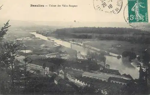 Beaulieu (Doubs) usines des Velos Peugeot
