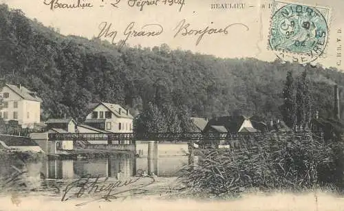 Beaulieu (Doubs) - La Passerelle 1904