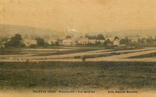 Mandeure (Doubs) Ed. Socie, Receveur Buraliste