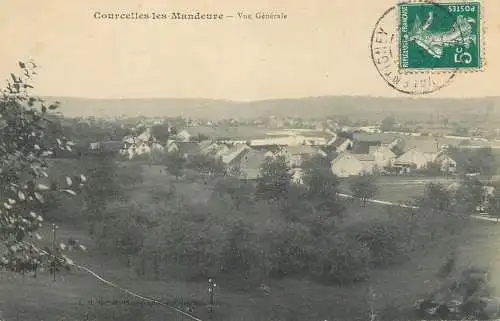 Mandeure (Doubs) -  Courcelles vue generale