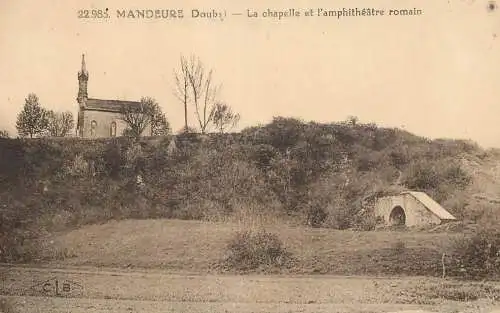 Mandeure (Doubs) - Chapelle et l`amphitheatre romain